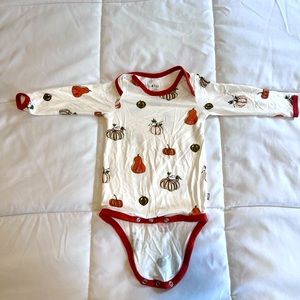 Kyte baby pumpkin long sleeve bodysuit 3-6m
